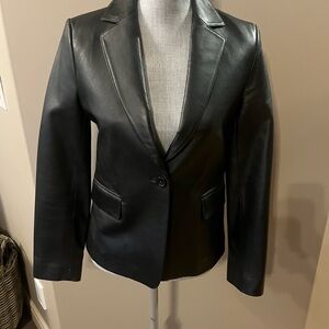 Black Leather Women's Jacket